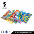 Wholesale China square print plain satin shawl